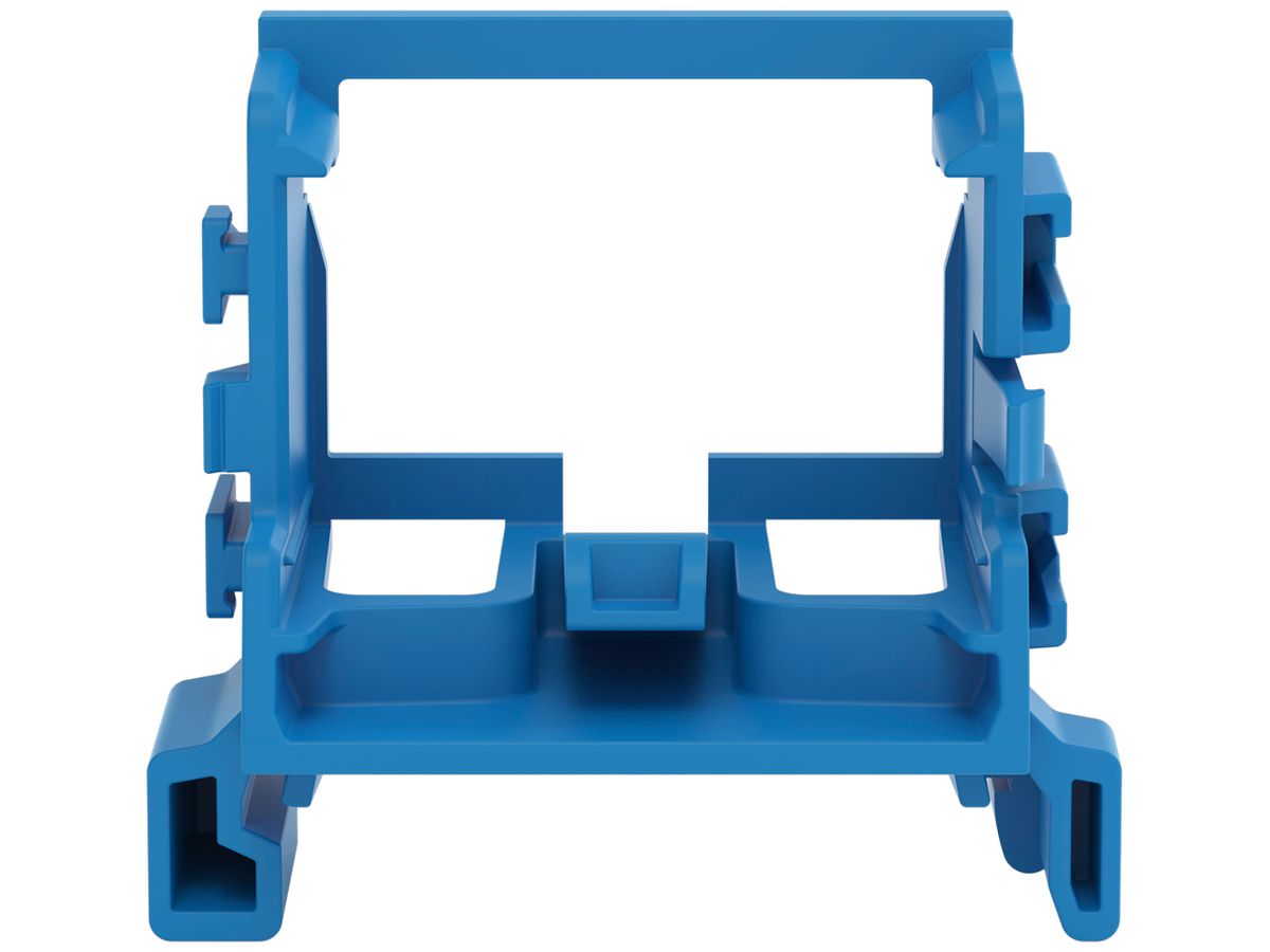 Befestigungsadapter WAGO o.Zugentlastung für 10×4mm² TH35 bl