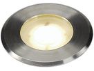 EB-LED-Bodenleuchte SLV DASAR FLAT Ø80mm 230V 3.5W 140lm 3000K IP67 Edelstahl
