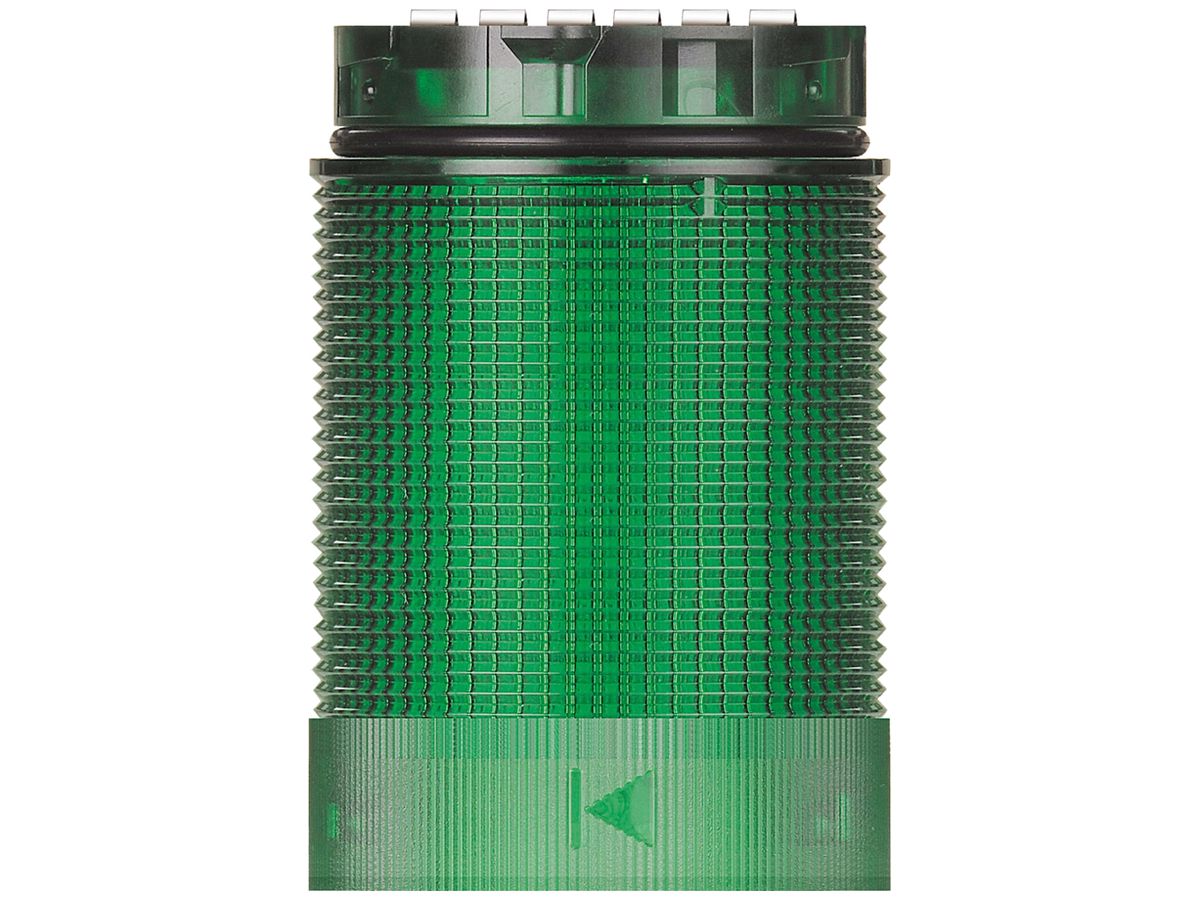 Blitz- und Dauerleuchte WERMA TwinLIGHT Classic, 24VAC/DC, 40mm, grün