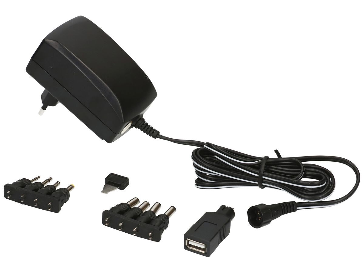 Steckernetzteil MH max.2250mA 100…240VAC/3…12VDC
