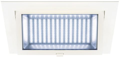 Orientierbar, Ausstrahlungswinkel ab 40°, Form rechteckig