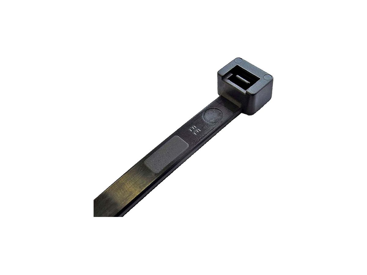 Kabelbinder Plica ULTRA 7.6×452mm 535N -40…85°C PA unbehandelt schwarz