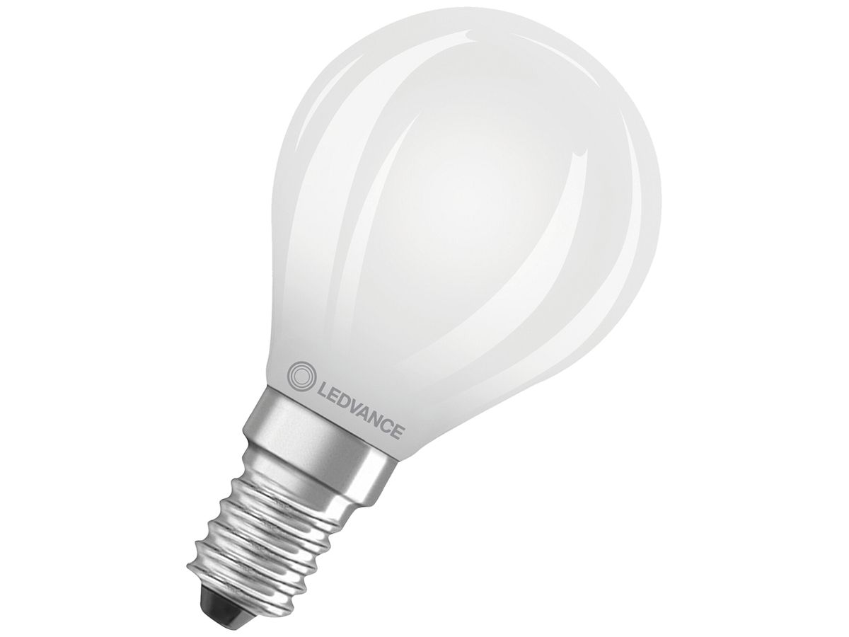 LED-Lampe LEDVANCE CLAS P E14 5.5W 806lm 2700K Ø45×77mm mattiert