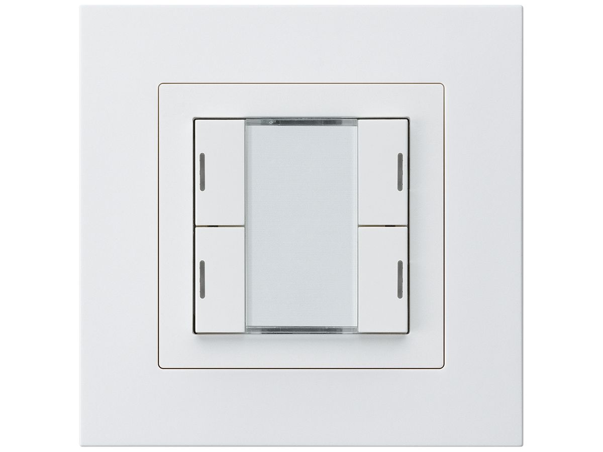 UP-Taster kallysto.pro KNX 4×RGB LED s/e-link weiss