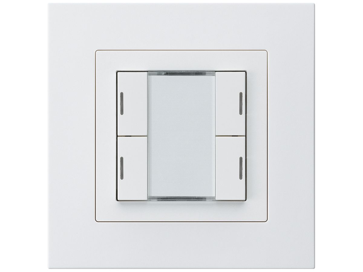 UP-Taster kallysto.pro KNX 4×RGB LED s/e-link weiss