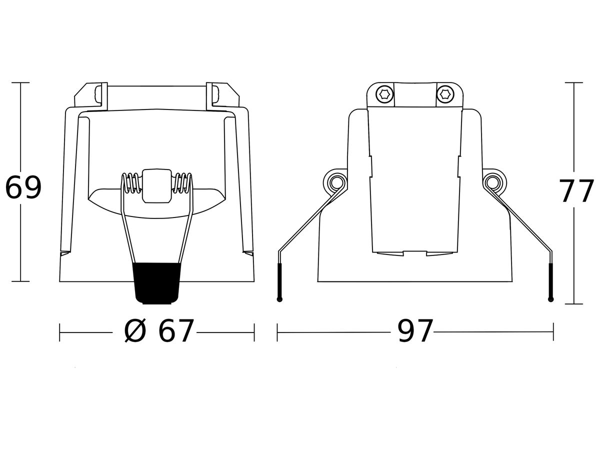 EB-Präsenzmelder Steinel HF 360-2 COM1 HF 220…240V 360° IP20 ws