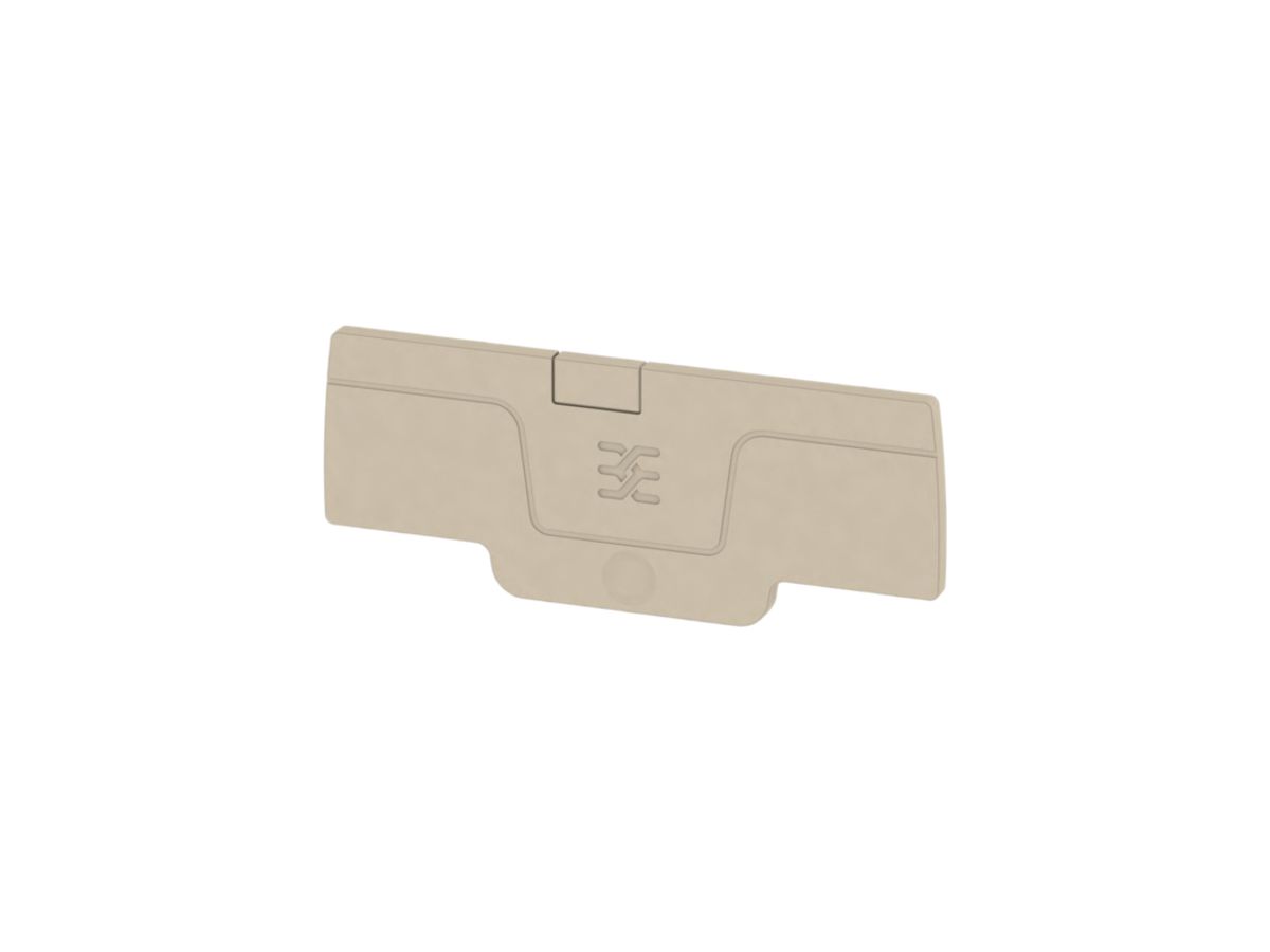 Abschlussplatte Weidmüller A-Reihe AEP 4C 1.5 65.7×2.1mm, beige