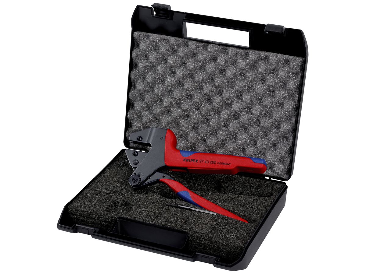 Crimpzange KNIPEX 200mm ohne Crimpeinsatz