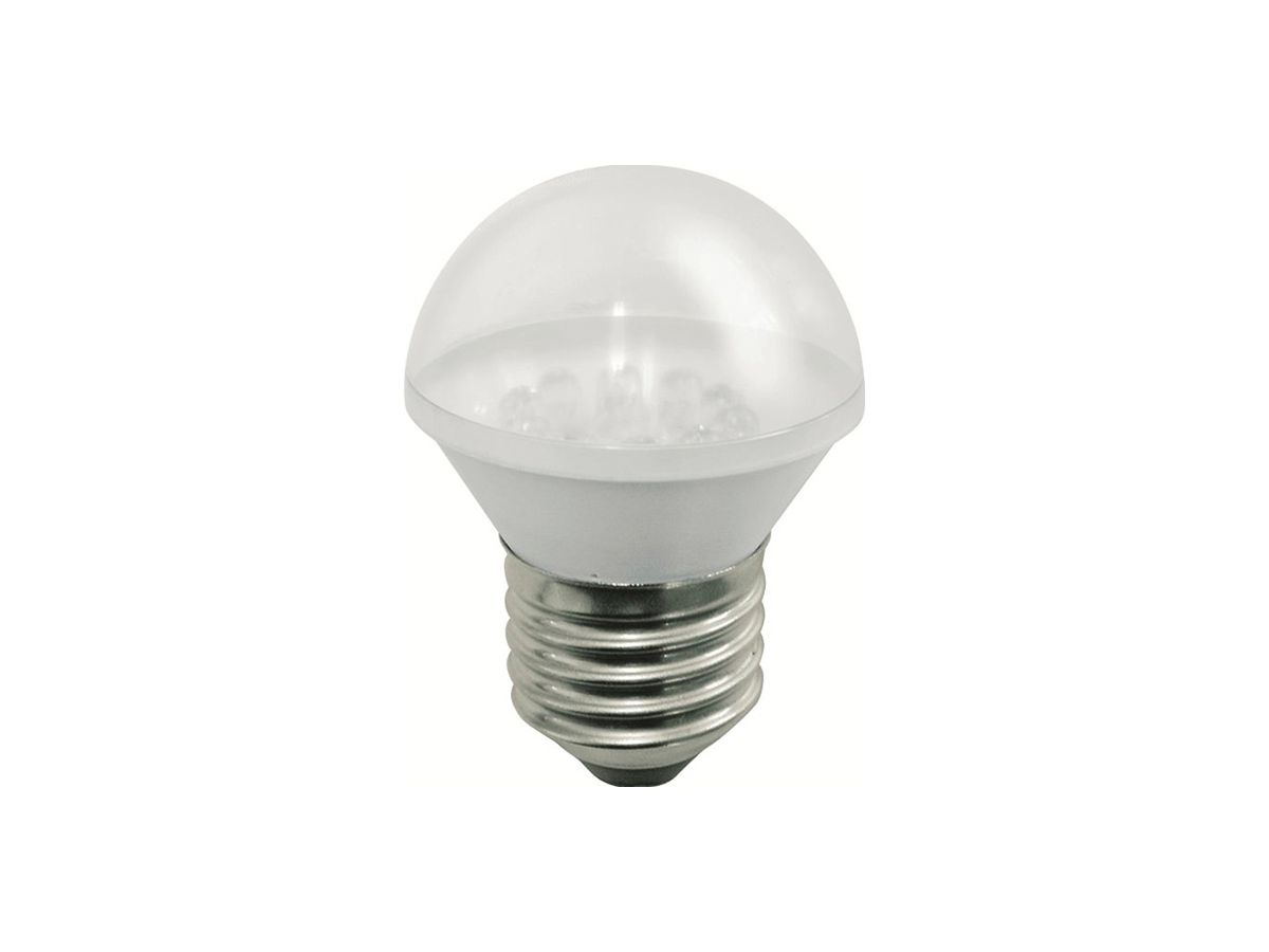 LED-Lampe E27 230VAC Ø45×65mm, grün