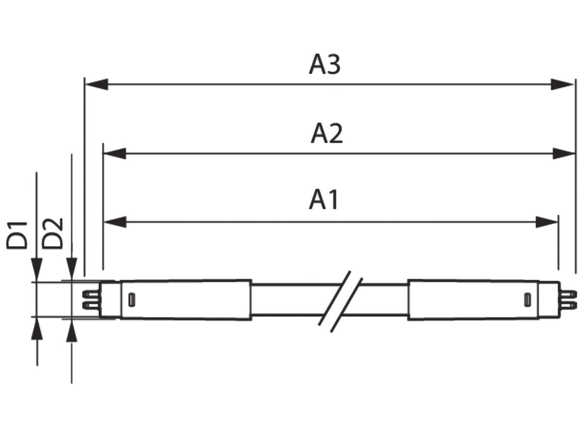 LED-Röhre Philips MAS HF G5 60…100V 18.5W 2800lm 4000K DIM 849mm mattiert