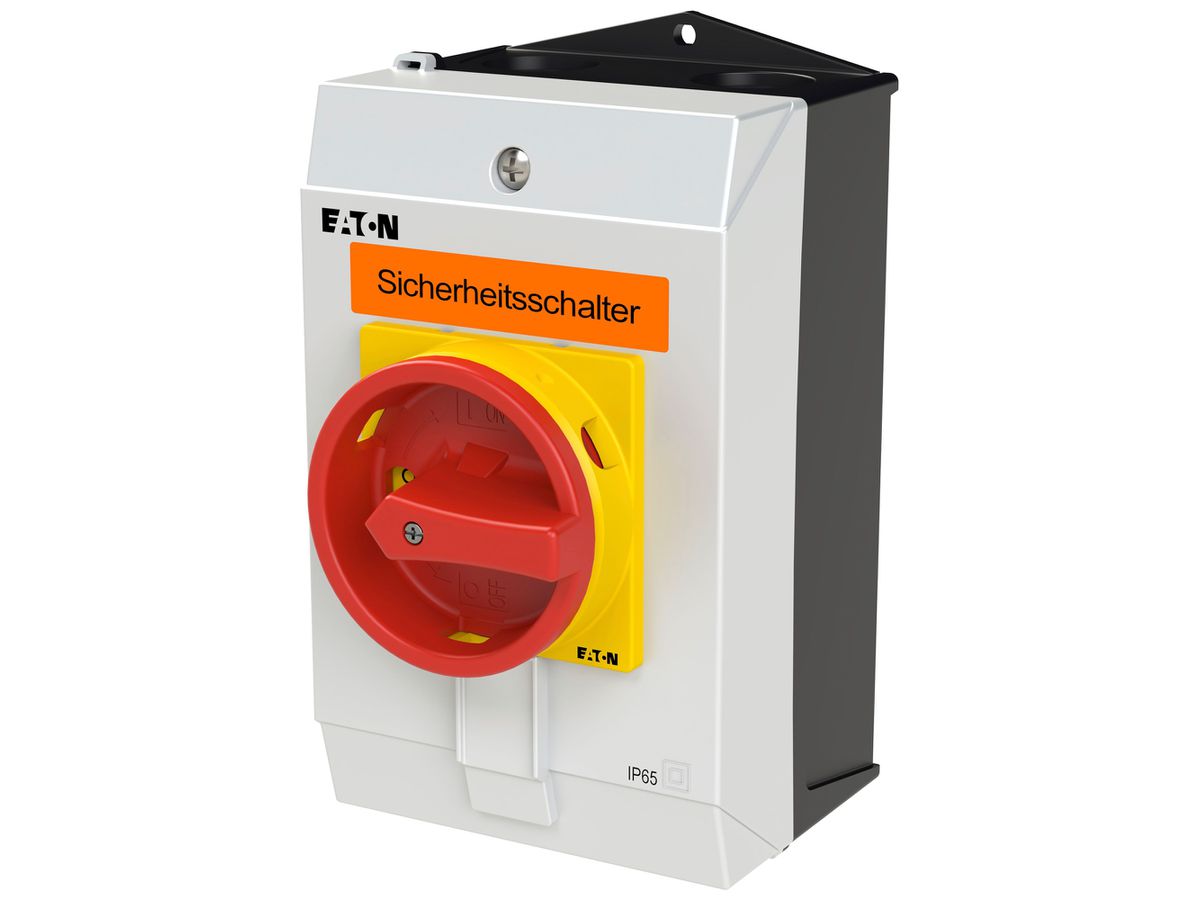 AP-Lasttrennschalter Eaton P1-25/I2-SI 3P 25A 690V IP65 rot