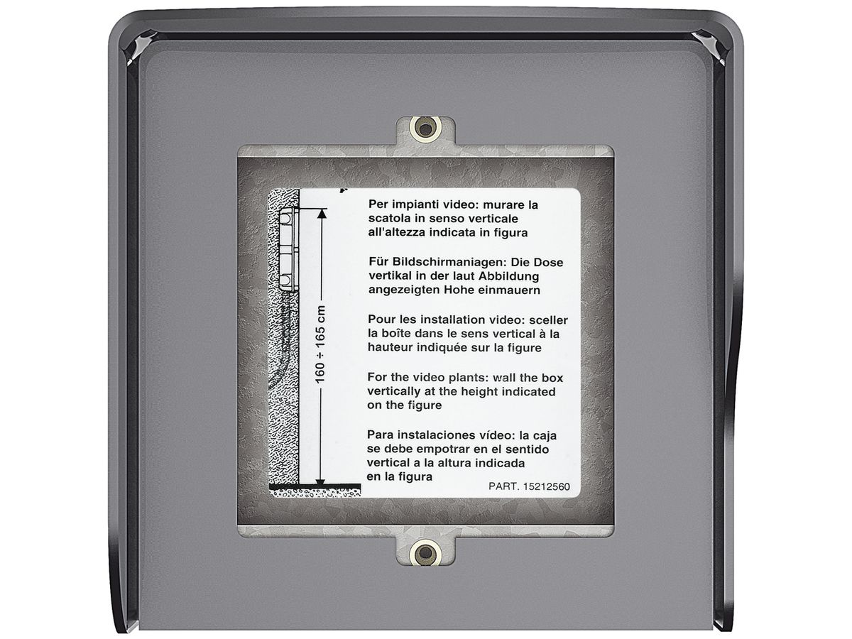 AP-Gehäuse Sfera 1 Modul graphitgrau