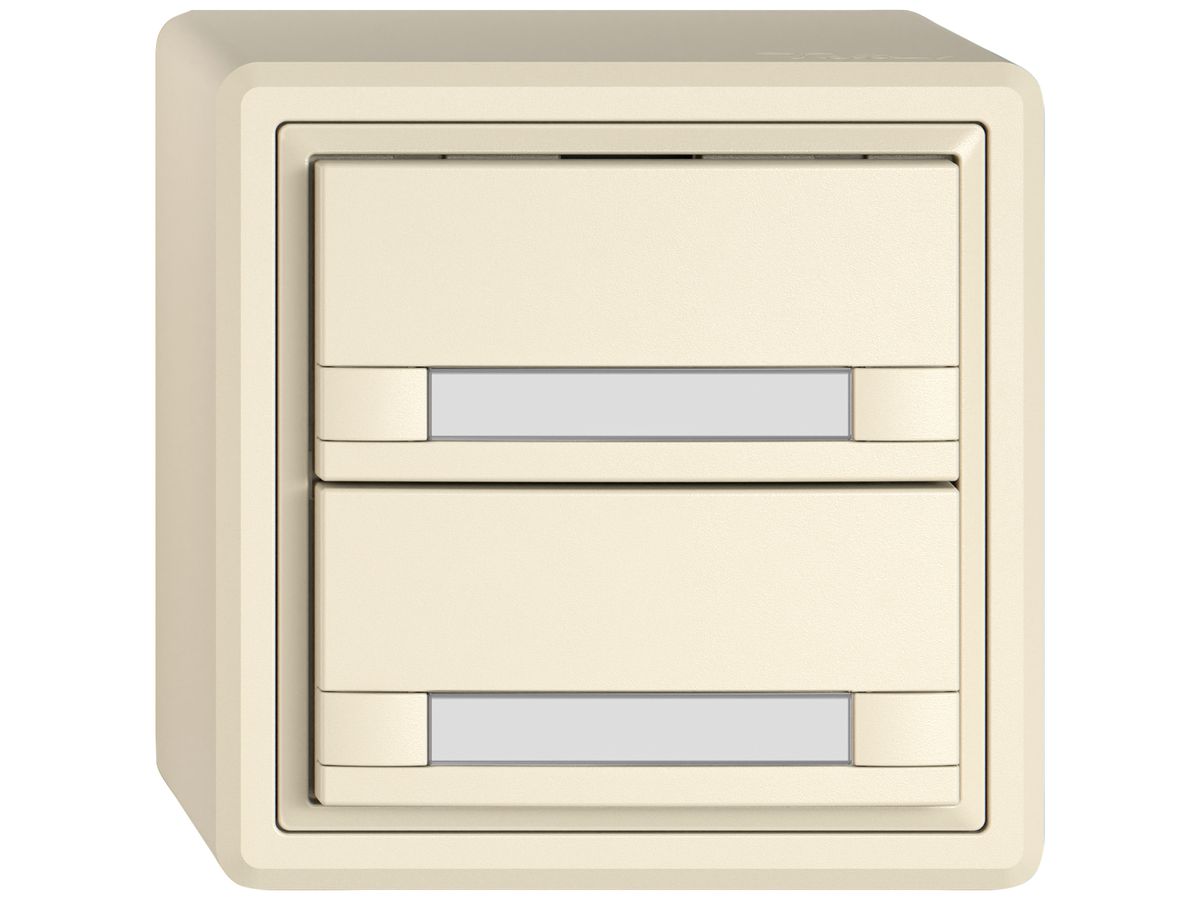 AP-KNX-Taster RGB EDIZIO.liv SNAPFIX® Temperaturfüh.o.LED Pap.2×T 2-Tbed.cr