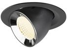LED-Downlight SLV NUMINOS GIMBLE M 12W 1900lm 4000K MB DALI Ø120 sz/cr