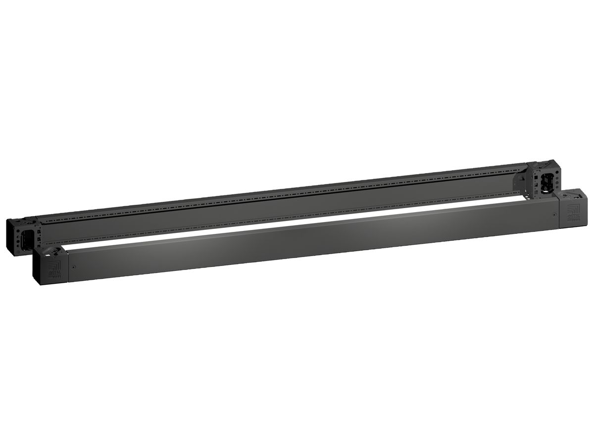 Sockelblende Rittal VX 8660.009 1800×100mm vorder-/rückseite schwarz Stahl 2Stk