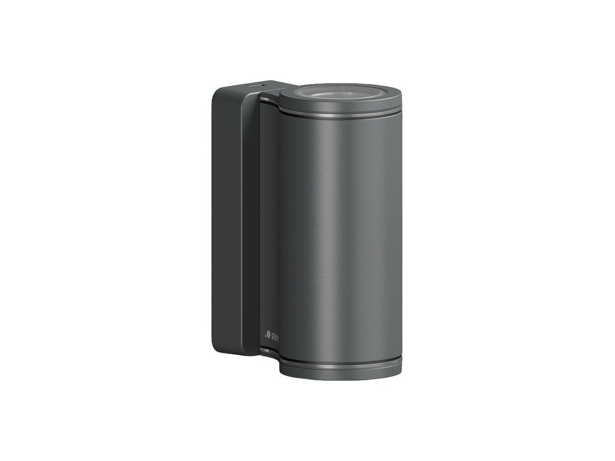 LED-Wandleuchte Steinel L 940 C GU10 2×14.5W 1240lm 3000K IP44 Ø70×160 anthrazit
