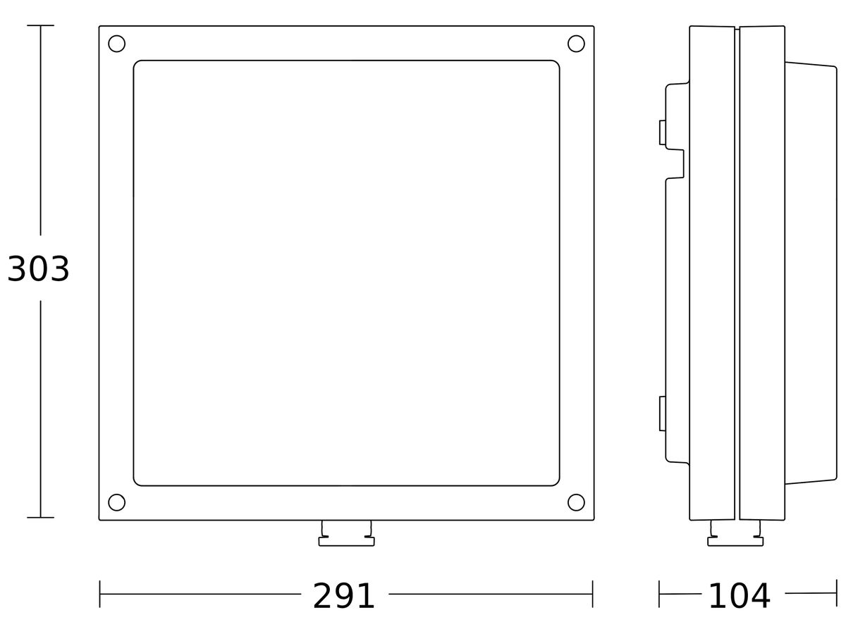 LED-Wandleuchte Steinel L 690 Master PIR 9W 753lm 3000K IP44