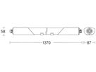 LED-Feuchtraumleuchte Steinel RS PRO HF 31W 4250lm 840 DIM grau
