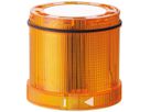 Blitz- und Dauerleuchte WERMA TwinLIGHT Classic, 24VAC/DC, 70mm, gelb