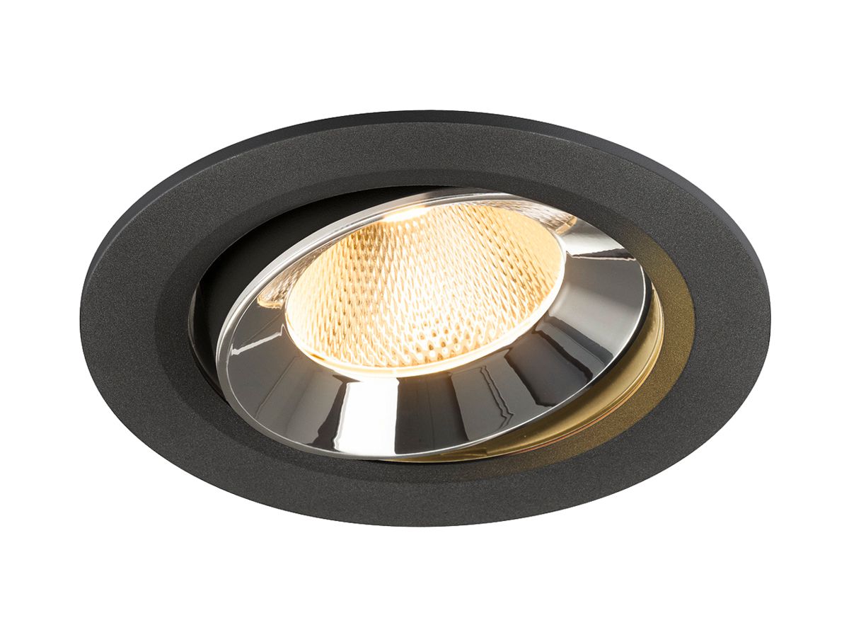 LED-Downlight SLV NUMINOS MOVE L 17W 2500lm 3000K NB DALI Ø145 sz/cr