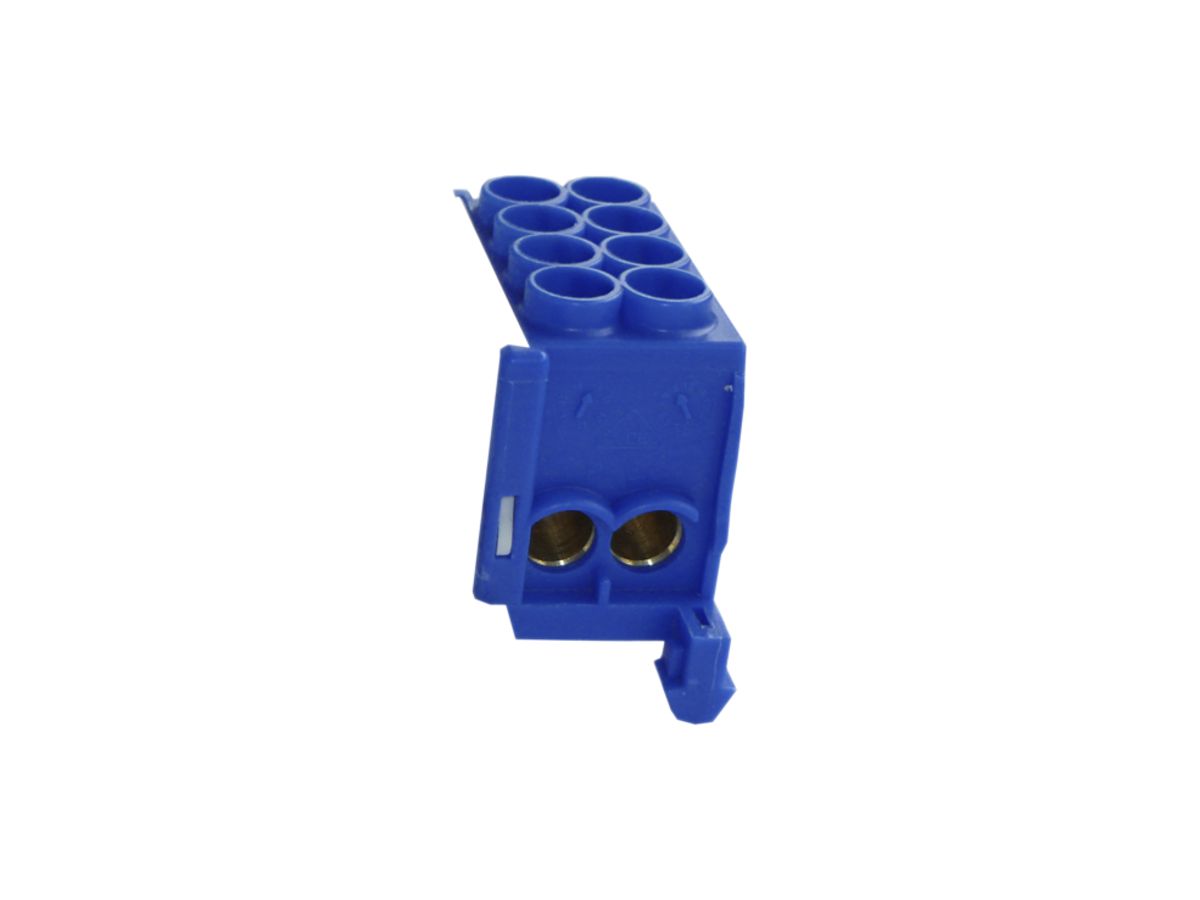 Hauptleiter-Klemme HLAK 1L, 2×35mm², 2×25mm², blau
