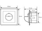 UP-Präsenzmelder ESYLUX PD 180i/R-CH, 180° weiss