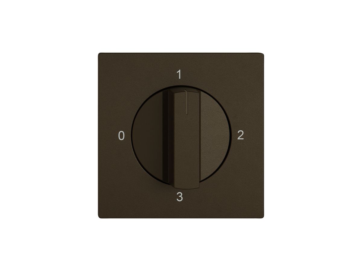 Montageset EDIZIO.liv SNAPFIX® f.Drehschalter m.Griff 0-1-2-3 br