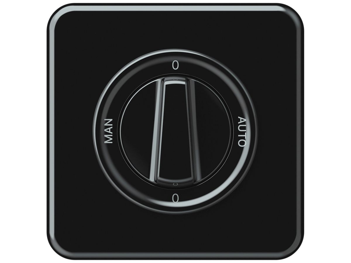 UP-Drehschalter origin Umschalter 2/1L 16A 250V 0-AUTO-0-MAN 92×92mm schwarz