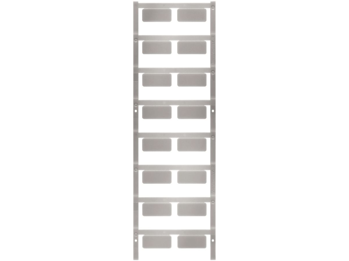 Gerätemarkierer Weidmüller MultiCard SM selbstklebend 12.5×27mm PA66 silber