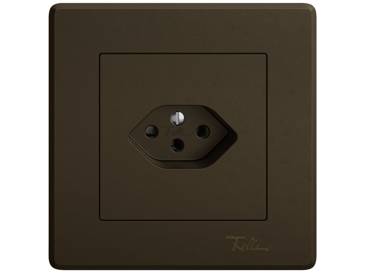 UP-Steckdose EDIZIO.liv SNAPFIX® 1×T13 br