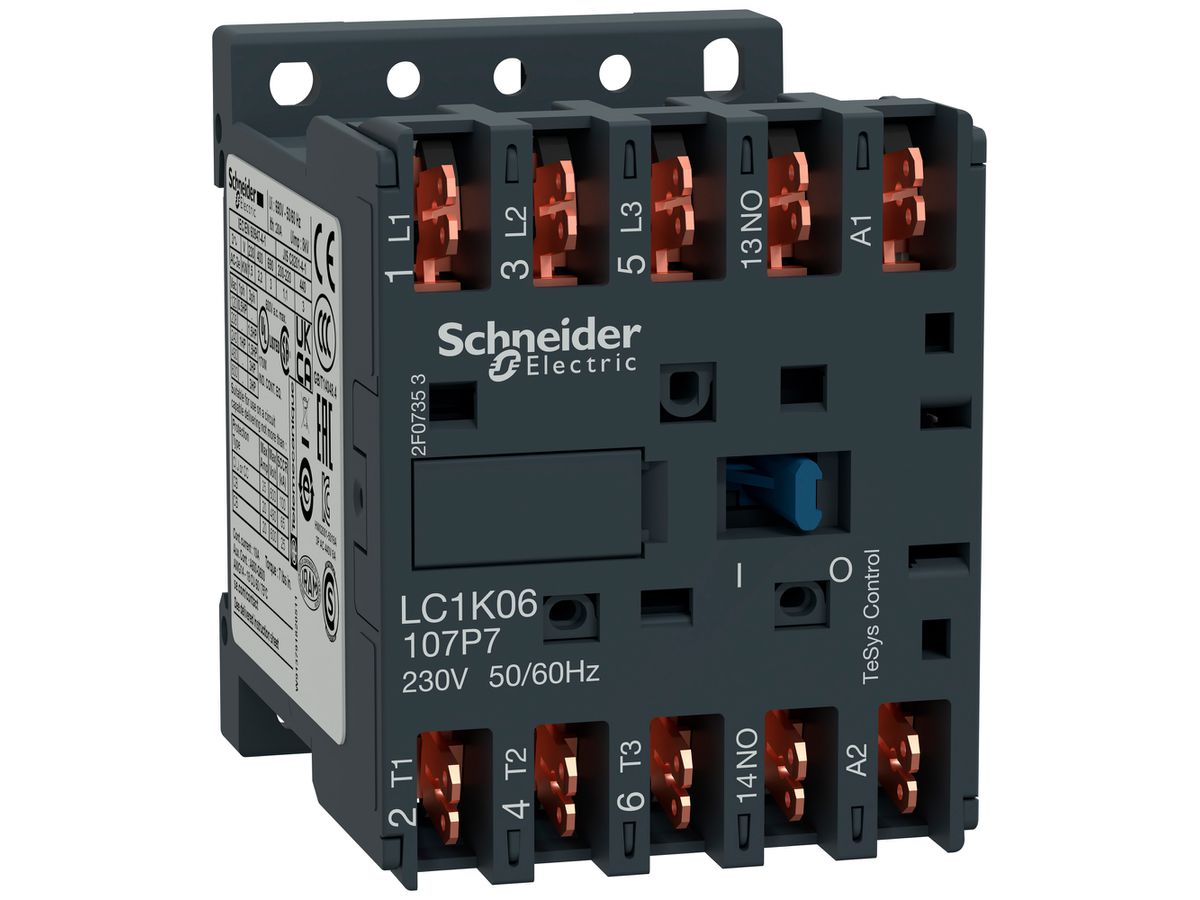 Leistungsschütz TeSys 48VAC 3NO 20A 9A 4kW 6A 2.2kW 440V