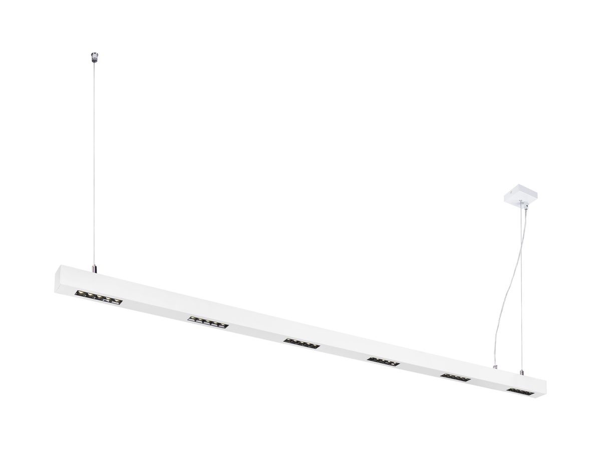 LED-Pendelleuchte SLV Q-LINE PD BAP 85W 4000K 4600lm 2000×60×60  30° weiss