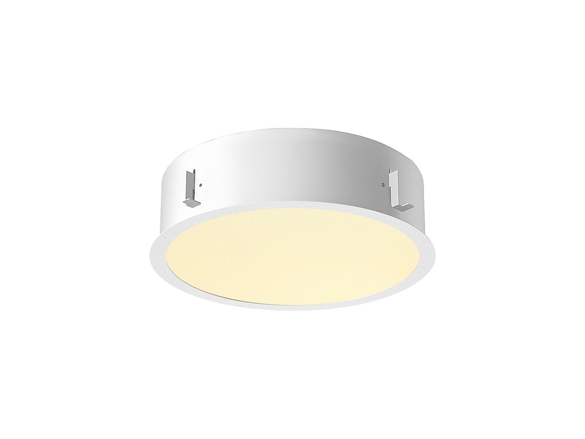EB-LED-Deckenleuchte SLV MEDO 30 8W 1150lm 930/940K 70° Ø300mm weiss
