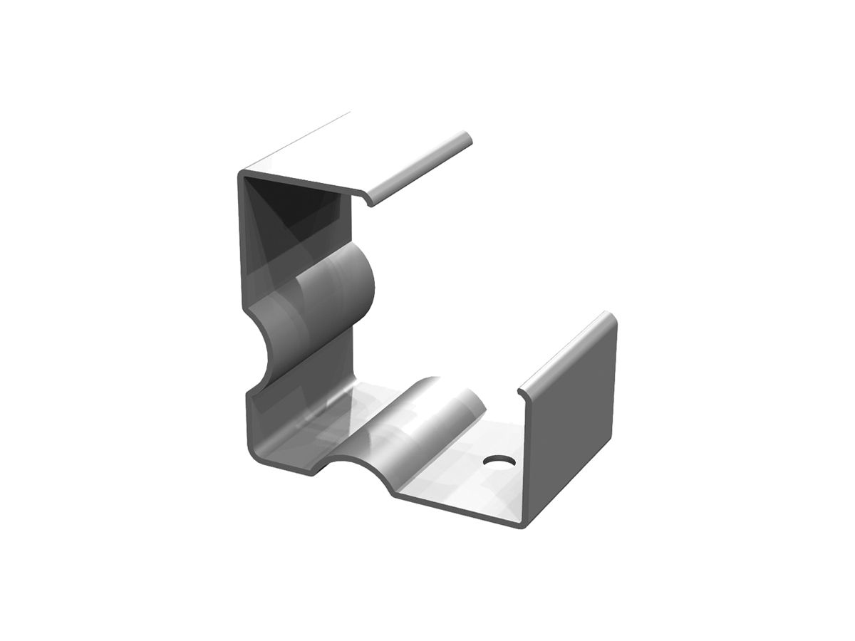 Montageklammern SLV GRAZIA 10 EDGE 22.5×150×22.5mm 4 Stück edelstahl