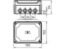 Kabelabzweigkasten Bettermann 190×150×94mm mit Deckel transparent