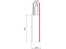 Endeinspeiser Sylvania Lytespan H 3-Phasen weiss links