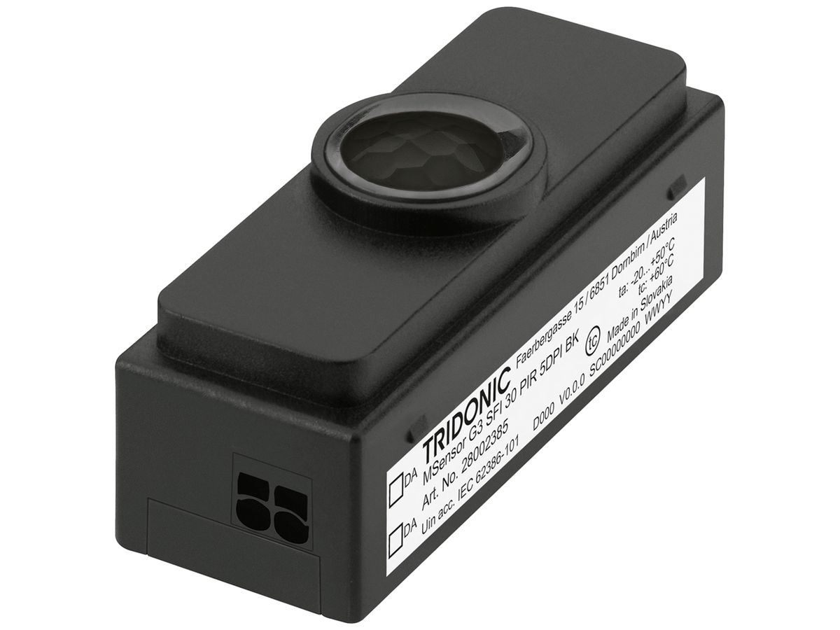EB-Bewegungsmelder und Lichtsensor DALI-MSensor G3 SFI 30 PIR 5DPI schwarz