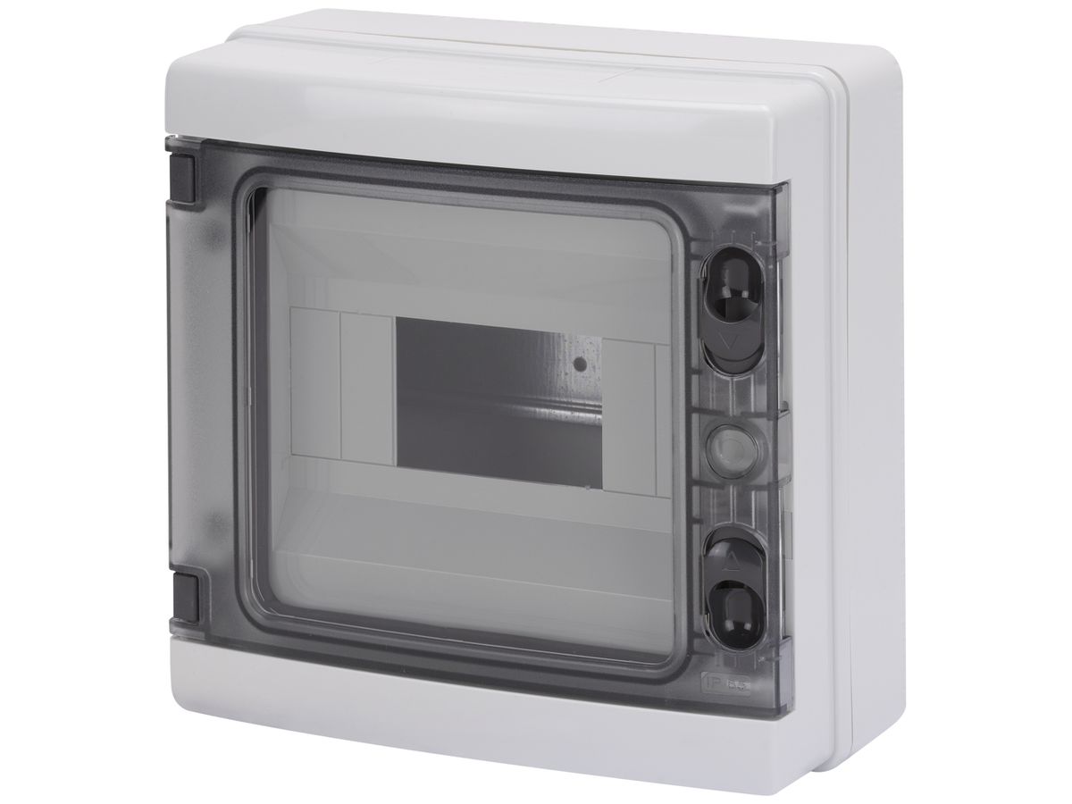 AP-Kleinverteiler Gewiss 40 CD 1-reihig 8TE Tür IP65 210×215×100mm