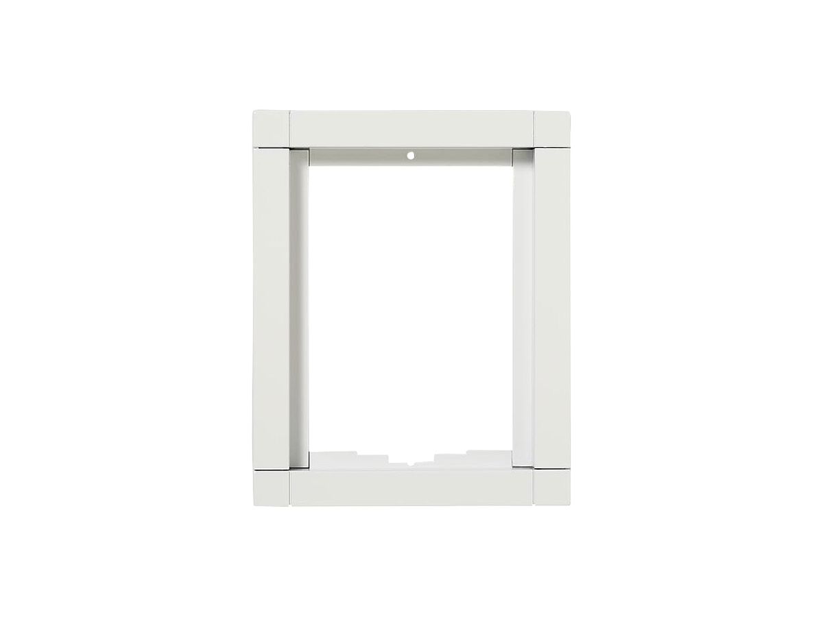 Kombirahmen Siedle, aus Aluminium, 131×163×15mm, weiss
