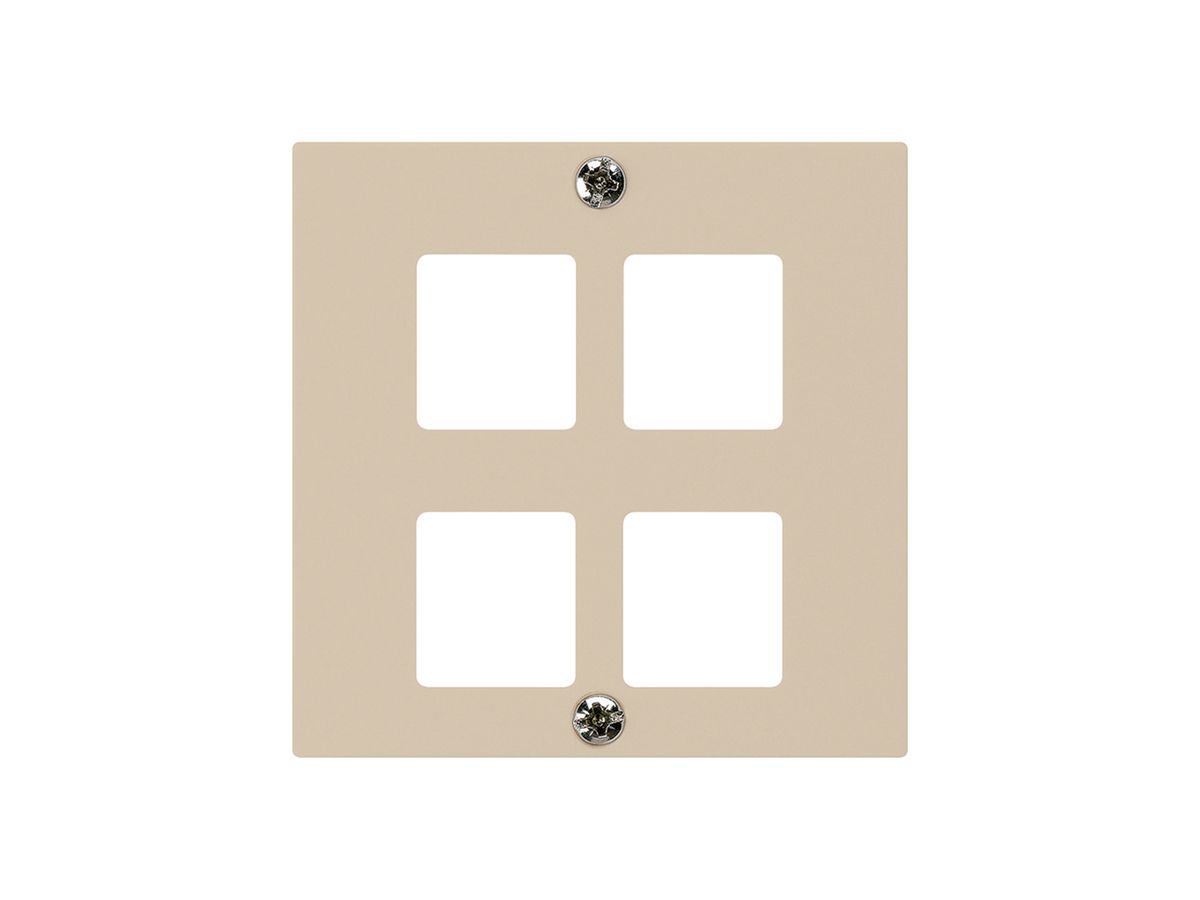 Frontplatte HMS kallysto für 4 Module beige