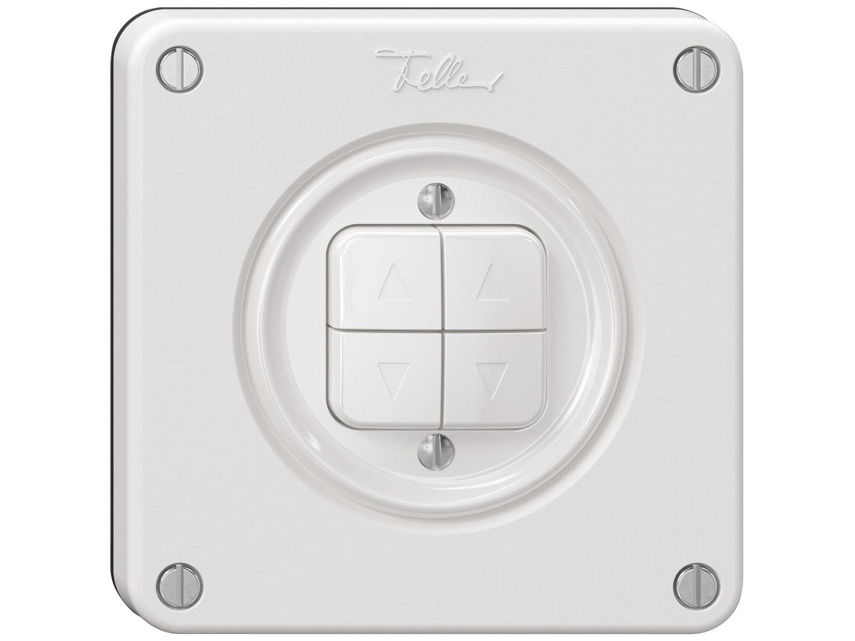 Storenschalter NEVO SNAPFIX® 10A 250V 2P 4T ws