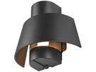 Wandleuchte SLV PHOTONI E27 1×0…13W IP55 125×250mm schwarz