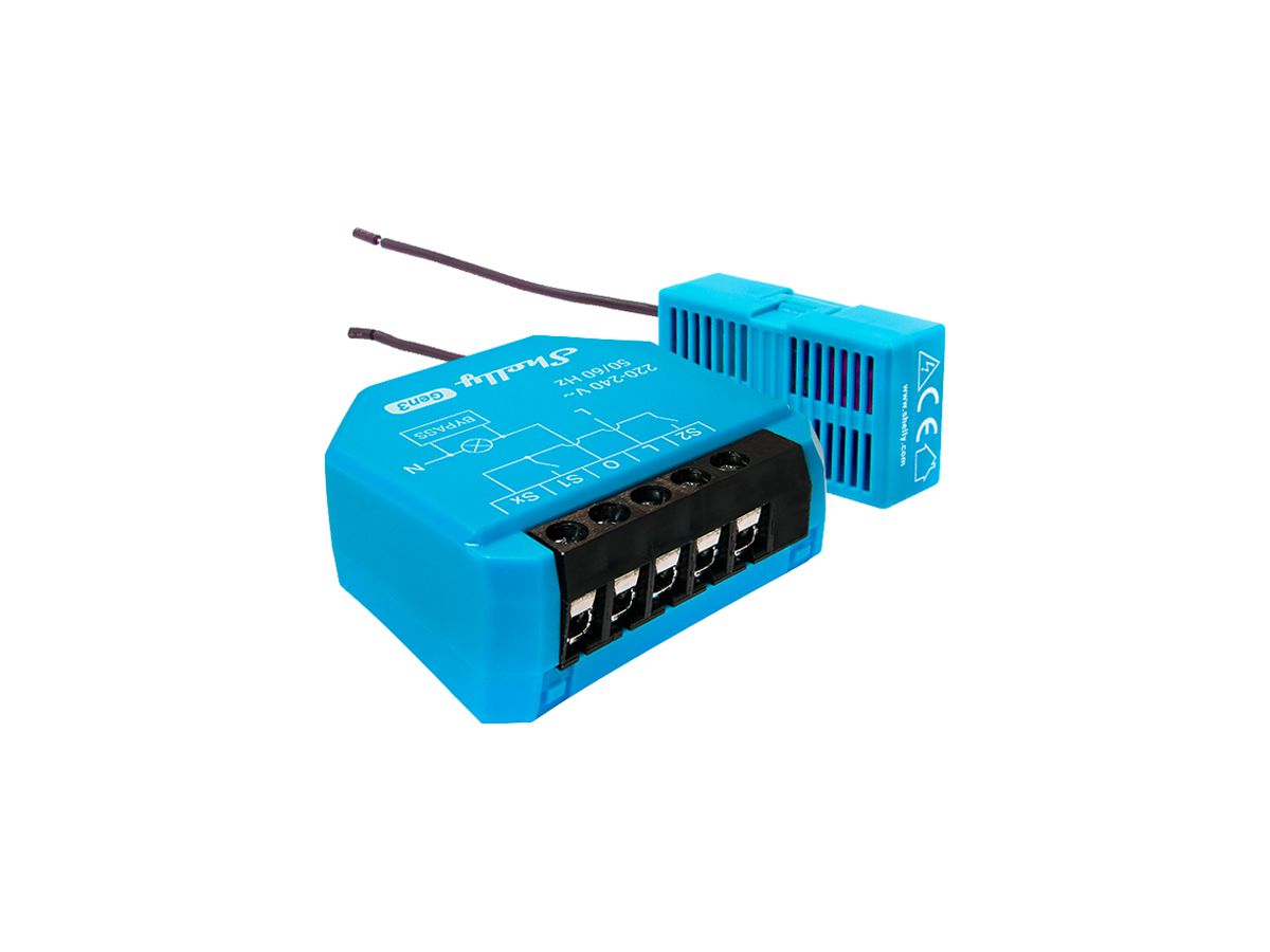 EB-RF-Schaltaktor Shelly 1L Gen3 Bt/Wi-Fi 1-Kan 110…240V 1×DI