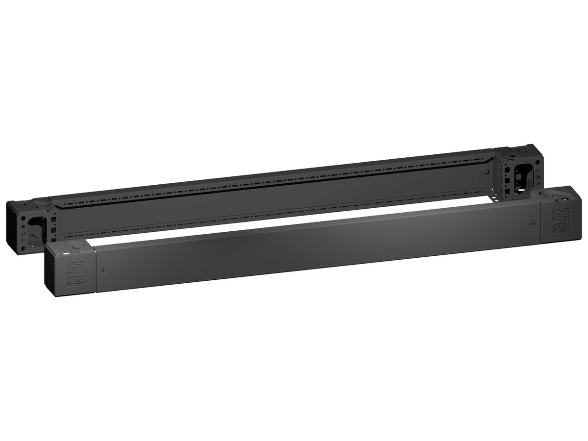 Sockelblende Rittal VX 8660.006 1200×100mm vorder-/rückseite schwarz Stahl 2Stk