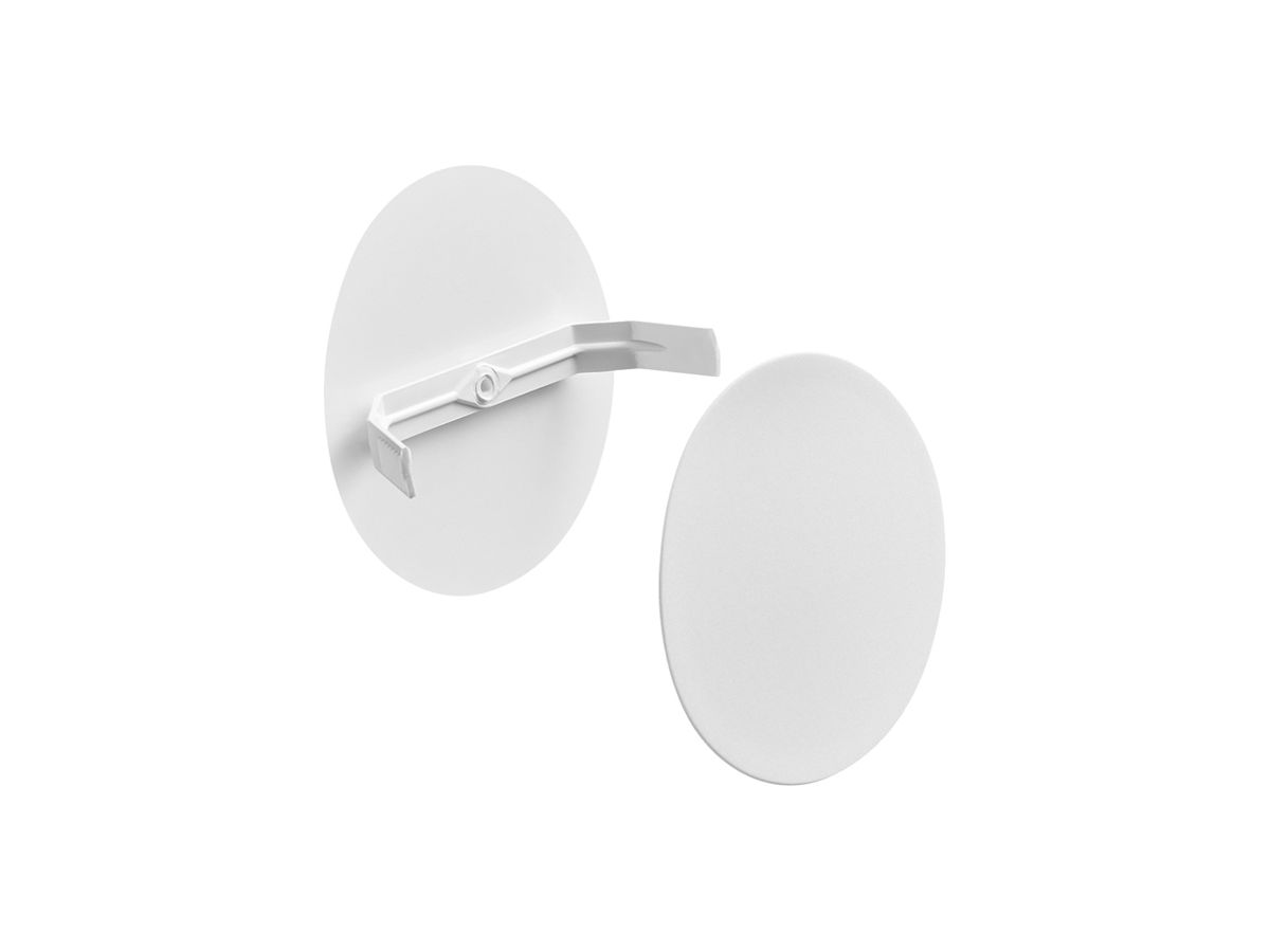 Deckenrosette HSB Weibel Ø85×1mm Kunststoff weiss GDP bei 850°C