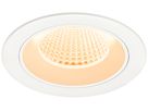 EB-LED-Deckenleuchte SLV NUMINOS M 12W 1700lm 2700K MB DALI DIM Ø105×68mm ws