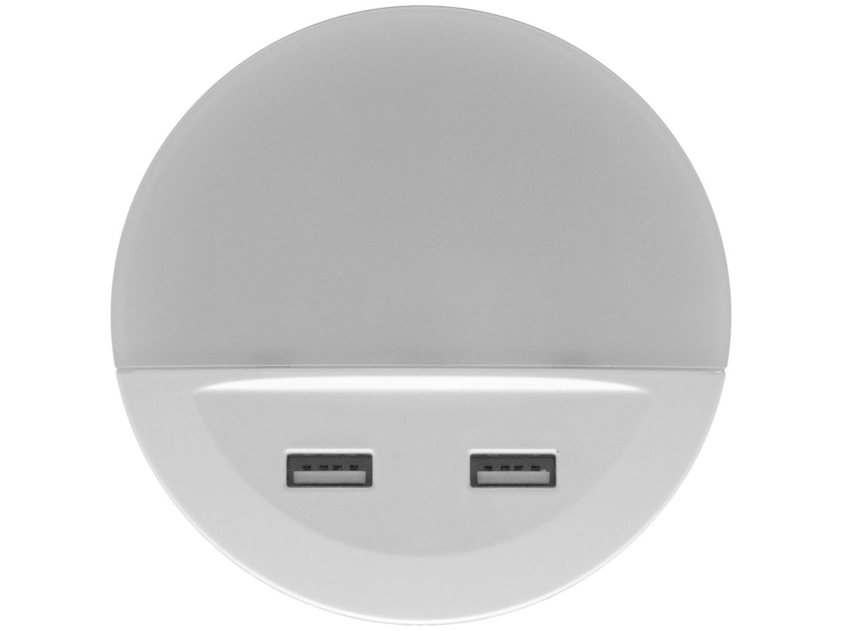 Steckdosen-Nachtlicht LDV LUNETTA LED, weiss