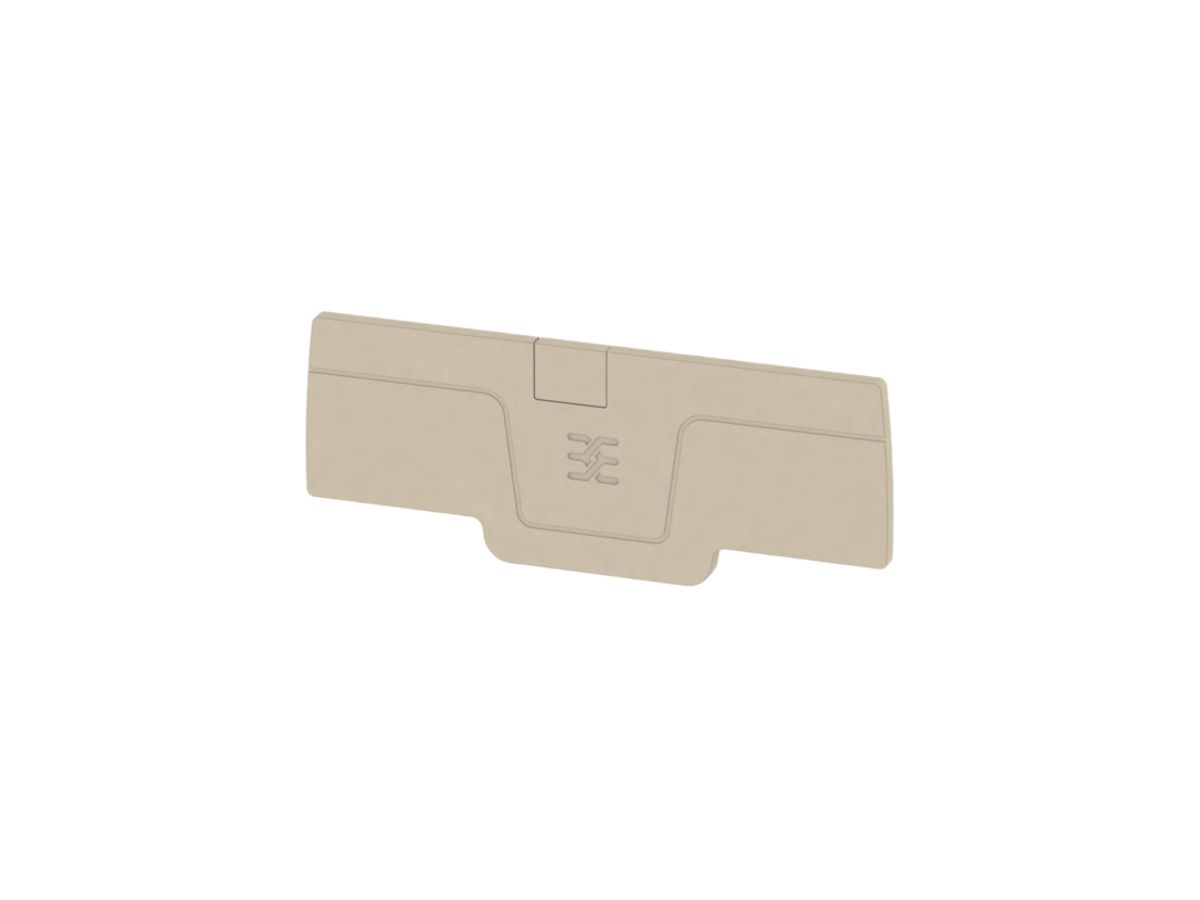 Abschlussplatte Weidmüller A-Reihe AEP 4C 2.5 75.55×2.1mm, beige