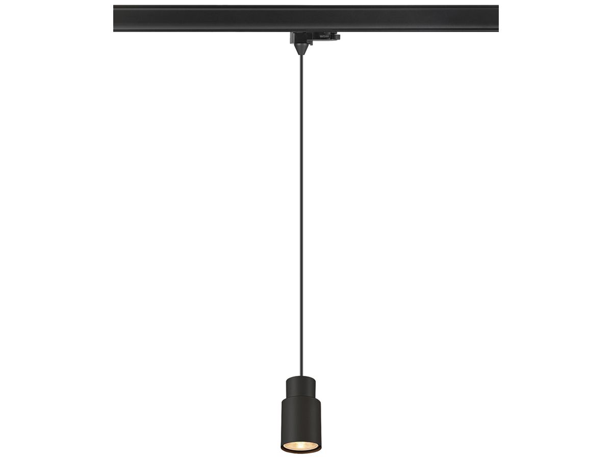 Pendelleuchte SLV PURI 2.0 Tube AD3PH GU10 1×6W DIM Ø55mm schwarz