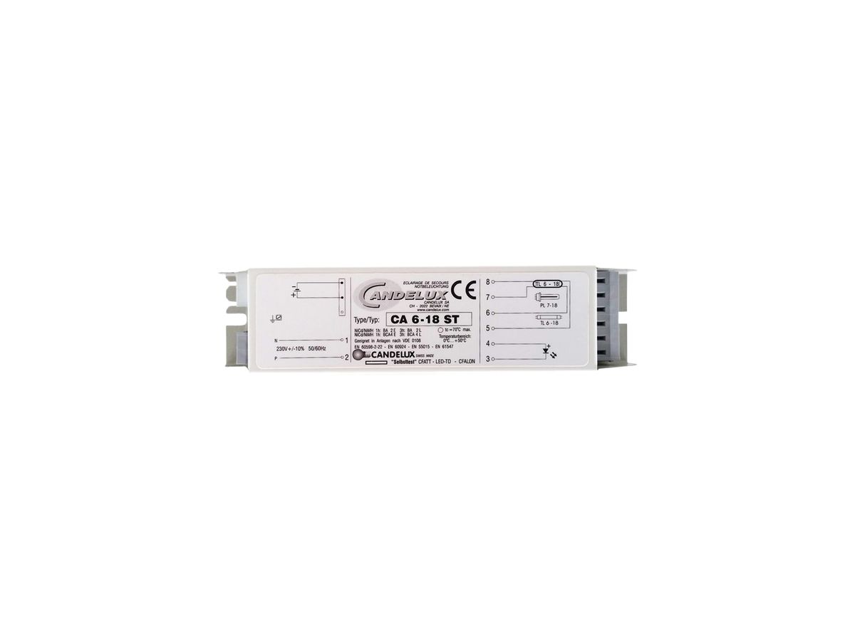 Notlichtelement TL/FL 6…18W